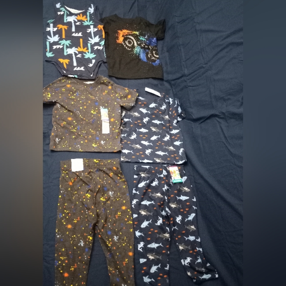Brand new with tags lot of boys clothes size 18 to 24 months